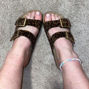 Leopard Sandal